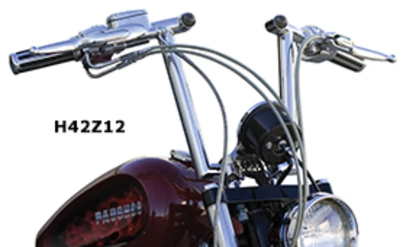 Paughcos 1" Custom Z Bars With LED Lights Chrome