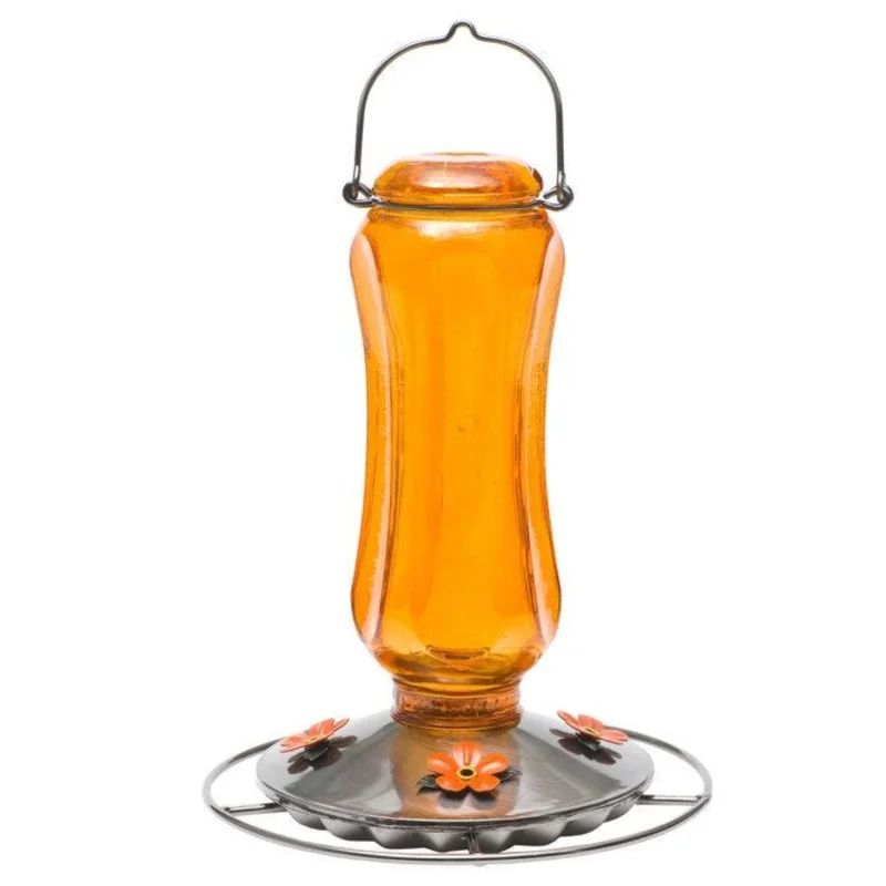 Perky-Pet Carnival Vintage Glass Oriole Feeder