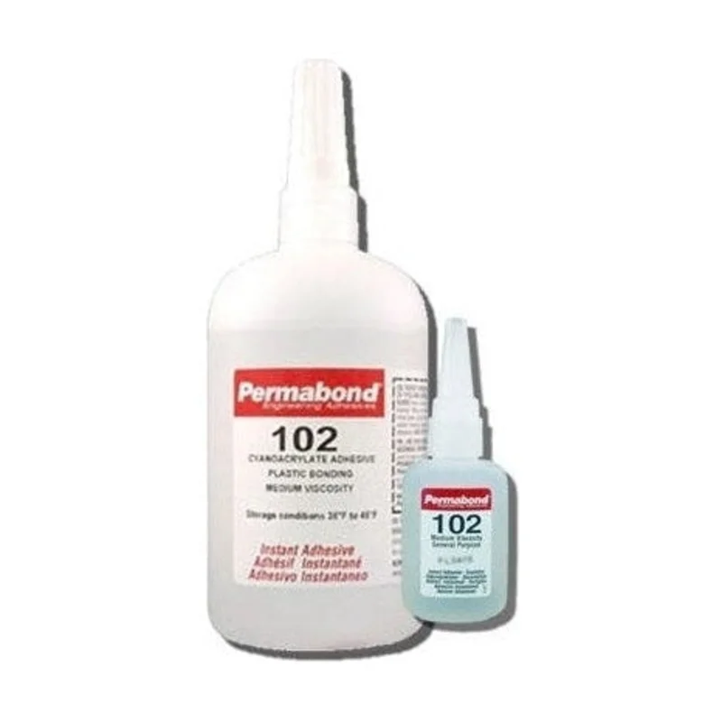 Permabond 102 Instant Adhesive-Medium Viscosity CA Super Glue, Great for Plastic & Rubber