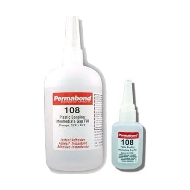 Permabond 108 Instant Adhesive-Fast-Set-Gap Filling, Great for Plastic & Rubber