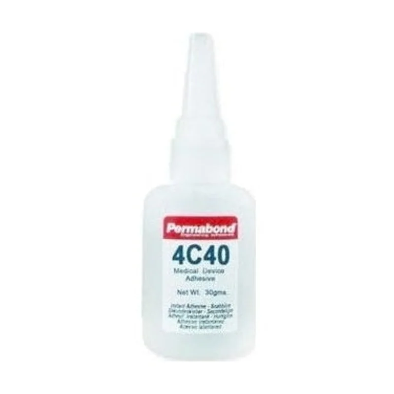 Permabond 4C40 Instant Adhesive intermediate high_ viscosity, high purity, medical device grade, cyanoacrylate adhesive