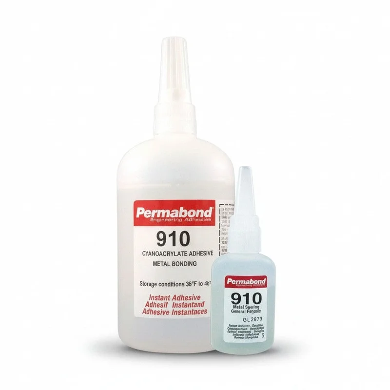 Permabond 910 Instant Adhesive - Fast-Set Low Viscosity Thin Metal Bonder (Methyl CA)