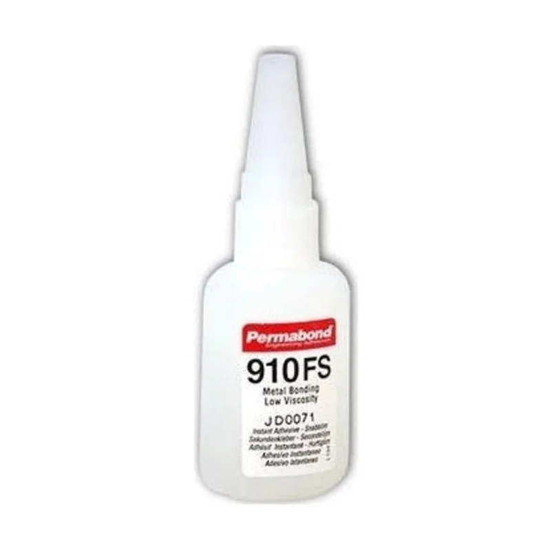 Permabond 910FS Instant Adhesive-Fast-Set Ultra-Low Viscosity (water-like) Thin Metal-General Purpose