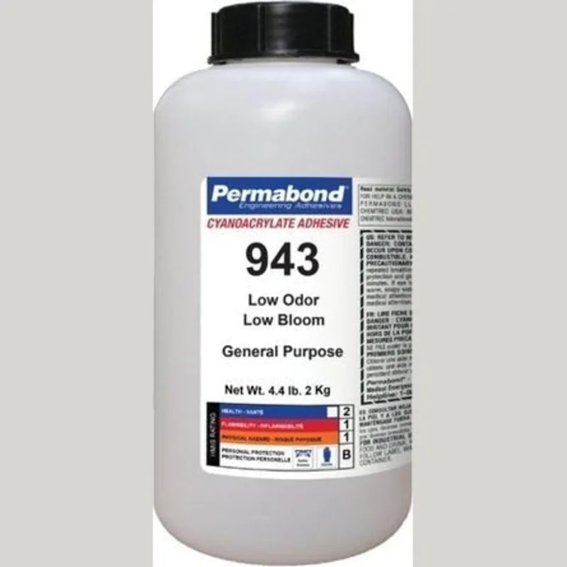 Permabond 943 cyanoacrylate Instant Adhesive-Low Odor, Non-Frosting Non-Fogging Clear Thin Wicking