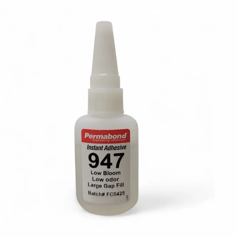 Permabond 947 Instant Adhesive-Low Odor, Non-Frosting Non-Fogging Thick Gap Filling