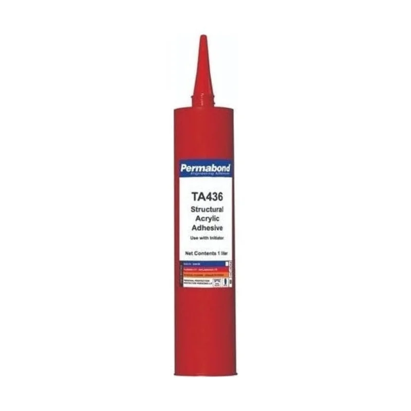 Permabond Acrylic Slow Set 30-60min TA436 300ml Cartridge and Starter Kit