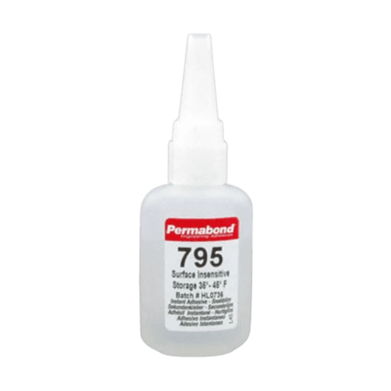 Permabond Cyanoacrylate 795 Instant Adhesive-for Difficult Plastics & Rubbers