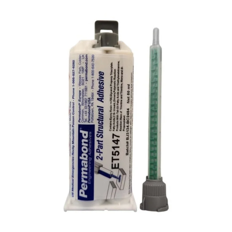 PERMABOND ET5147 Food Grade Epoxy Slow Set 40-60 min, Thixotropic Thick Gel Off White
