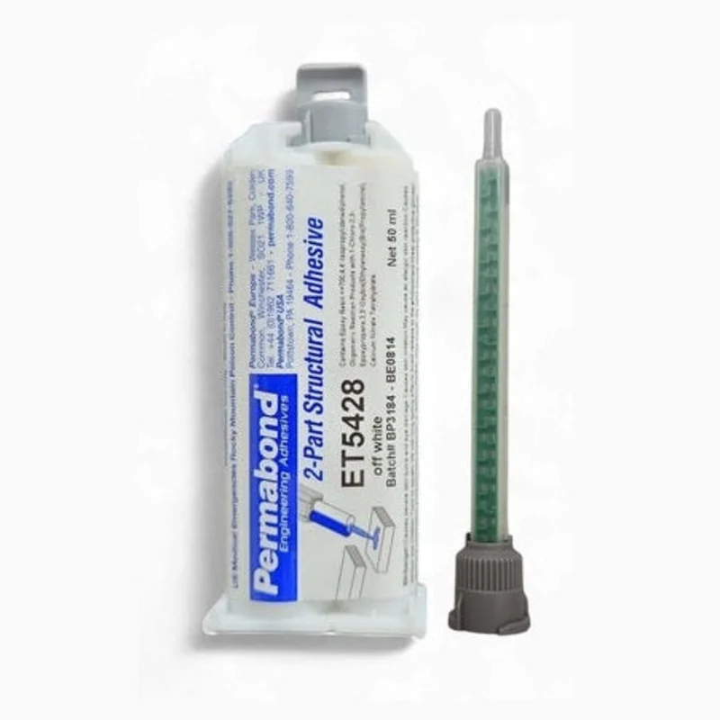 PERMABOND ET5428 Medium Set 10 - 20 min Two Component Epoxy Cream Cartridges & Accessories