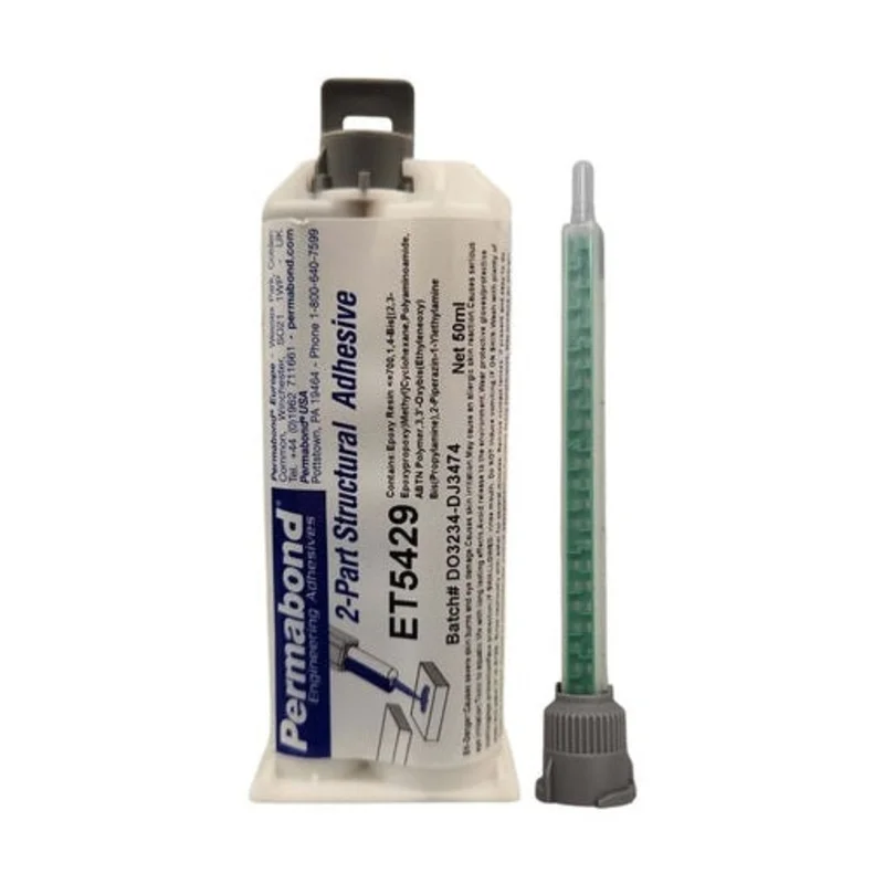 Permabond ET5429 Slow Set 120 - 240 min Thick Gel Epoxy Charcoal Color Cartridges & Accessories
