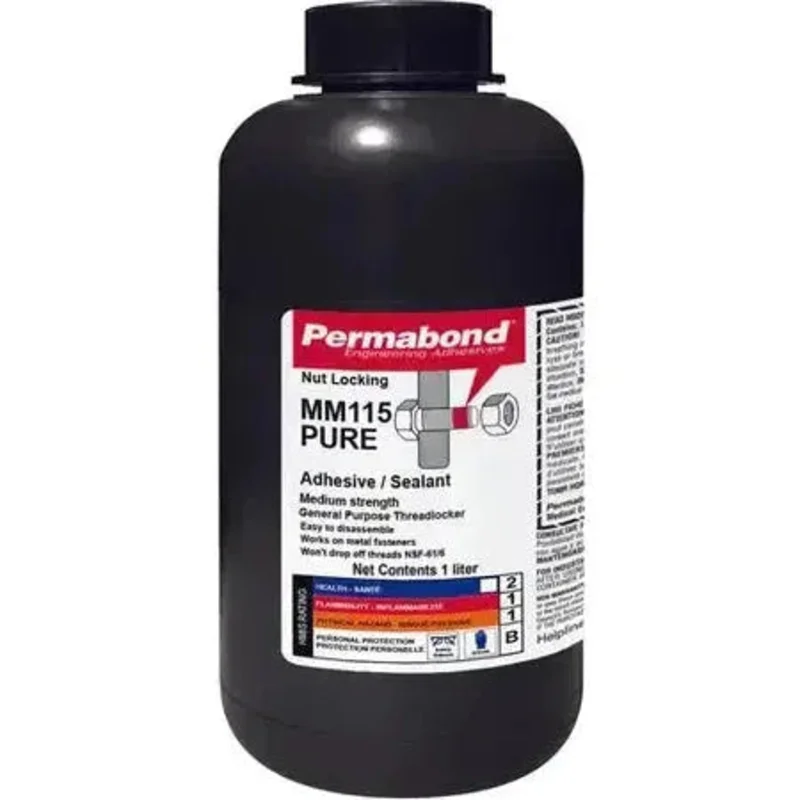 Permabond MM115 PURE Anaerobic Threadlocker and Sealant (Potable Water Safe) NSF/ANSI 61 Certified