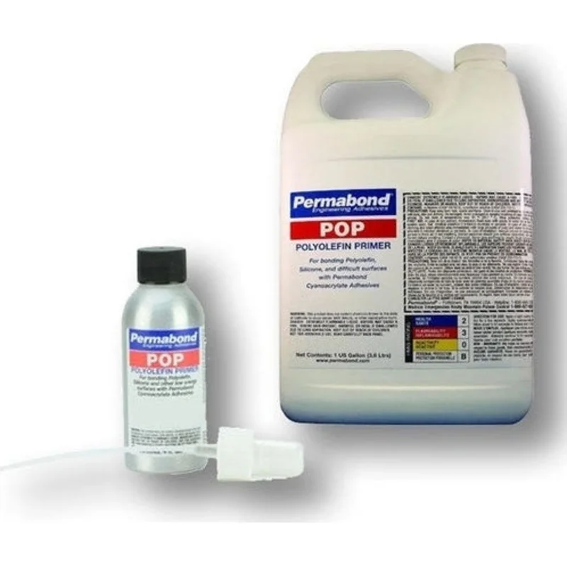 Permabond POP Plastics Primer for Superglue & Instant CA Adhesives (for bonding with Polyolefins, PTFE, Polyethylene, Polypropylene, and Difficult Plastics)