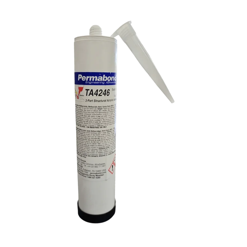 PERMABOND TA4246 Medium Set 15-30 min Acrylic Adhesive Amber 65ml & 310ml