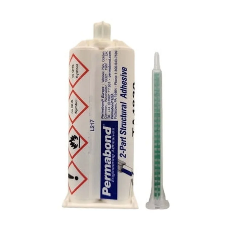 Permabond TA4820 Medium Set 15-18 min No-Primer Metals & Plastics Acrylic Adhesive (50ml And 400ml)