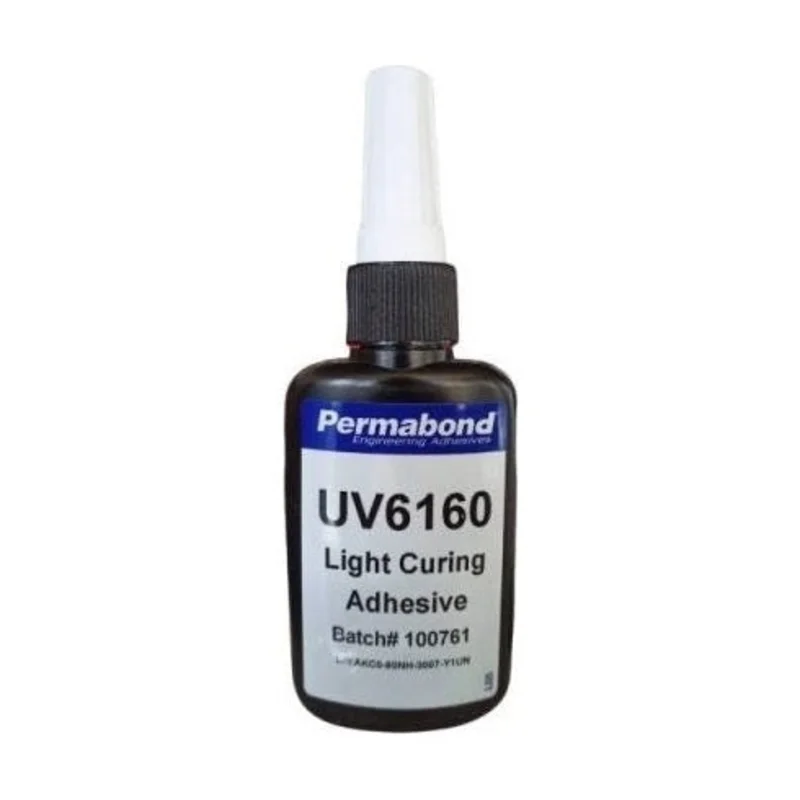 Permabond UV6160 UV glue with High Optical Clarity, Very Clear, Transparent, thicker slow flow