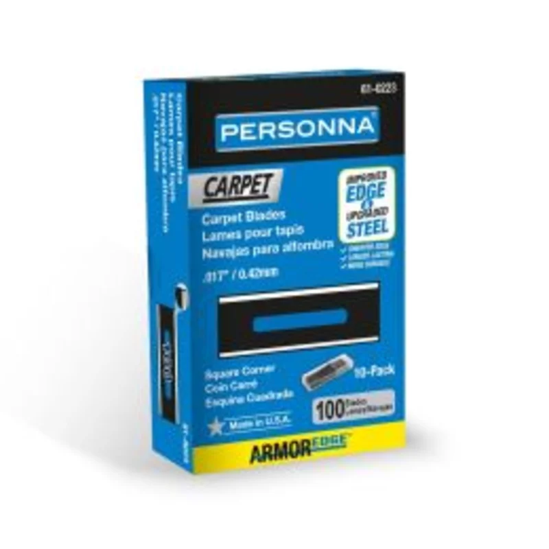 Personna 61-0223 .017" Square Corner Carpet Blades