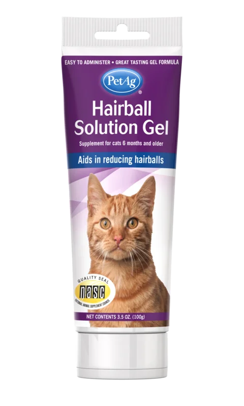 PetAg Hairball Solution Gel Supplement for Cats