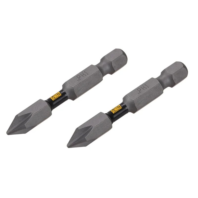 Phillips Bit 2 PCS. #1 X 2" Tough Grip Dewalt