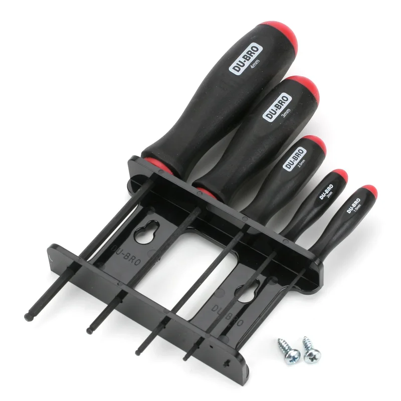 Pine Ridge 5 Piece Metric Ball Driver Set w-holder