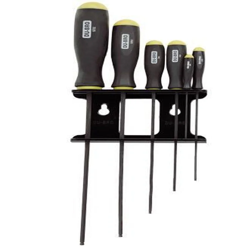 Pine Ridge 6 Piece Standard Allen Ball Driver Set w-holder