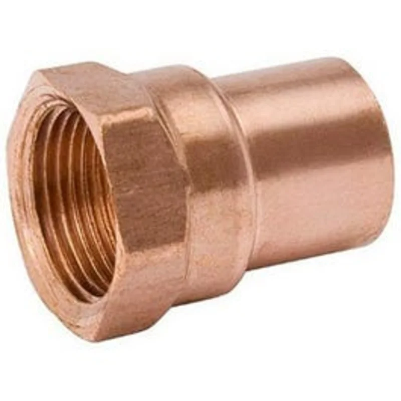 Pipe Adapter, Wrot Copper, 3/4-In. FPT