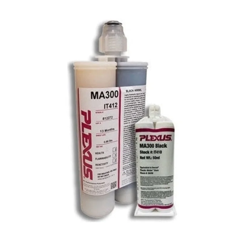 Plexus MA300 Black All Purpose High Strength 5-minute MMA Adhesive (IT410 & IT412))