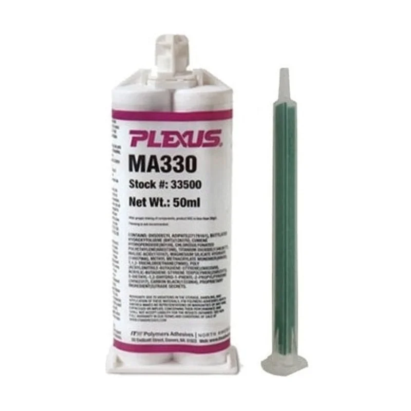 Plexus MA330 (33500) MMA Non-Sag Gel Adhesive for Plastics Metals & Composites 15-Min (DISCONTINUED)