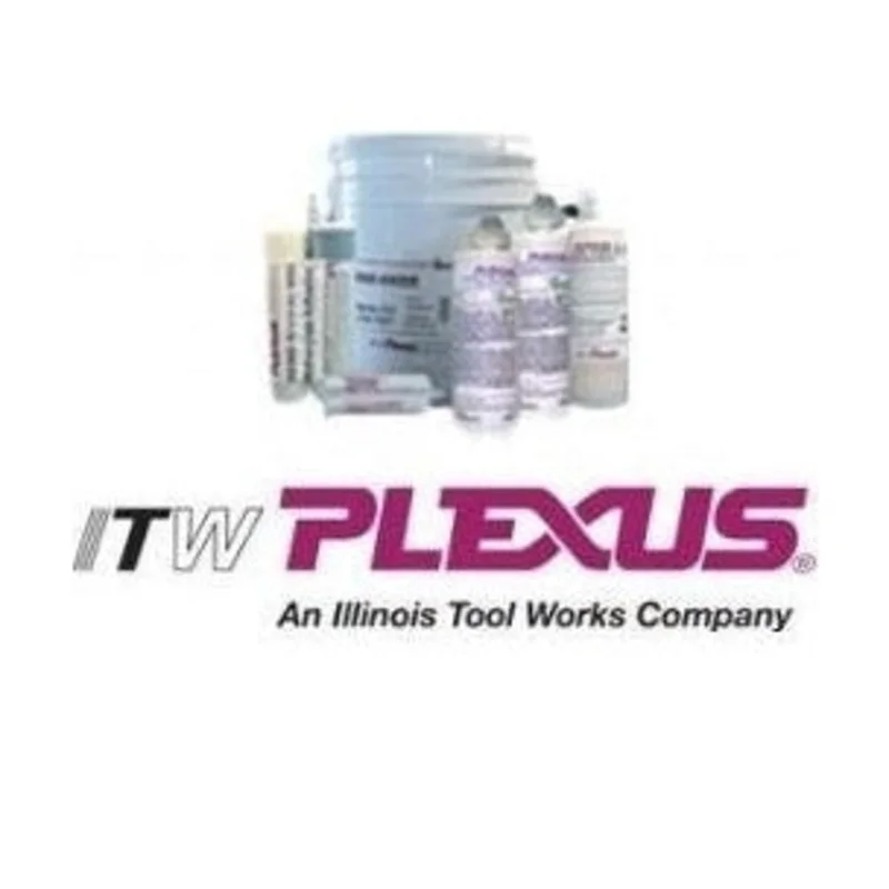 Plexus MA560-1 (56000 Black & 56500 White) Non-Sag Gel, 60-70-Minute MMA Adhesive for Metals & Composites, Chemical Resistant Black (56000)