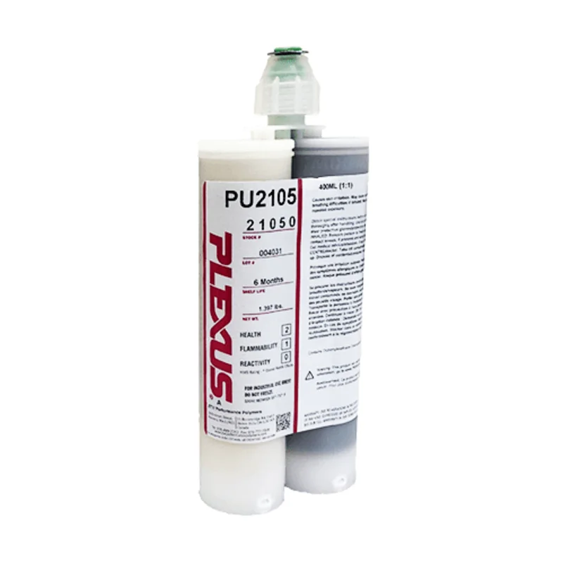 PLEXUS PU2105 400ml Cartridge (1:1) Polyurethane Adhesive 21050