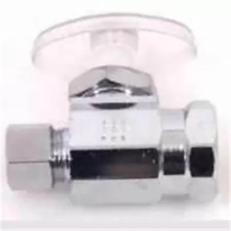 Plumb Pak 1/4 Turn Straight Shut-Off Valve, 1/2 X 3/8 in
