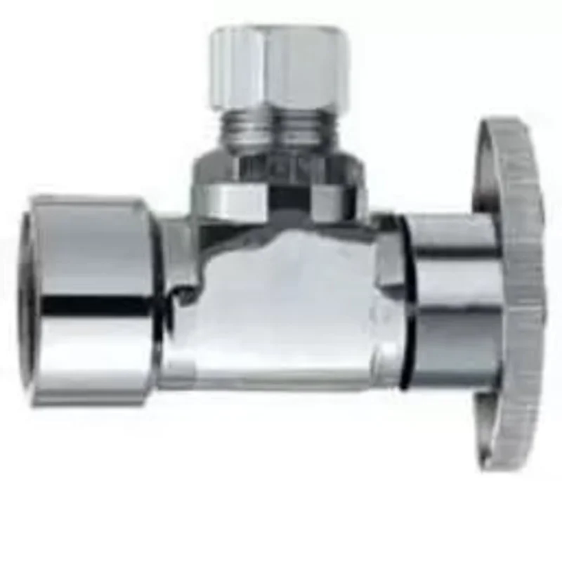 Plumb Pak Angle Valve Brass 1/2" FIP x 1/4"