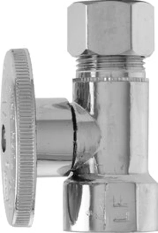 Plumb Pak Quarter Turn Straight Valve, 1/2" X 1/2"