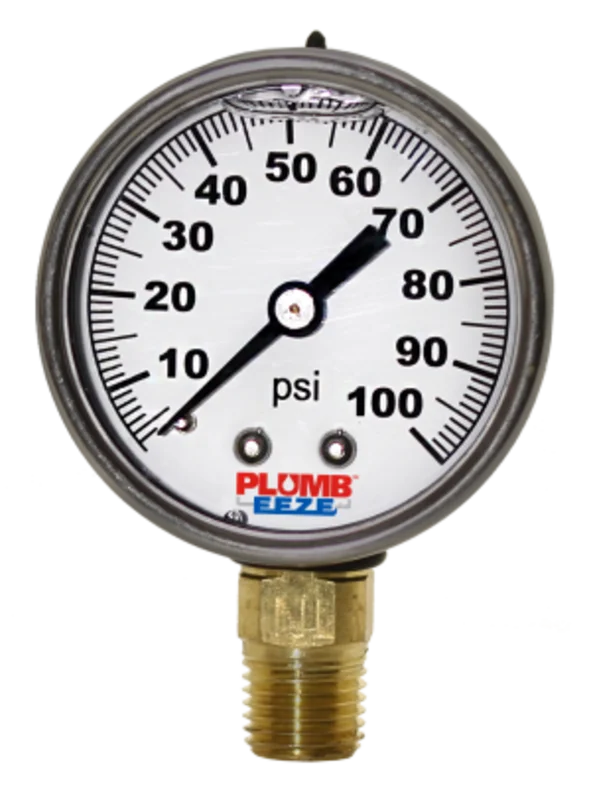 Plumbeeze pressure gauges