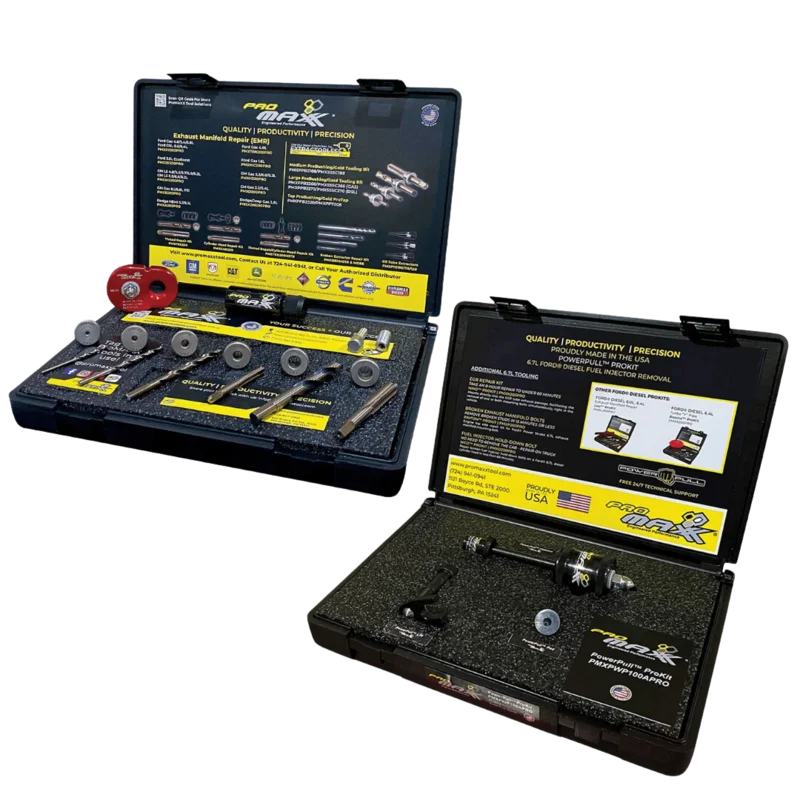 Power Stroke Package - CHARLIE Ford 6.7L Power Stroke Fuel Injector Hold Down Bolt Repair ProKit Plus And Fuel Injector Puller