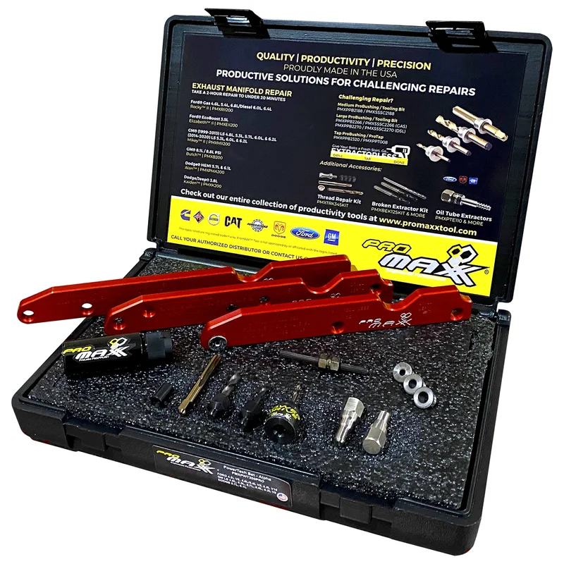 PowerTech Set - Alpha - Ford / Dodge / GM Gas Exhaust Manifold Broken Bolt Repair Combo Kit