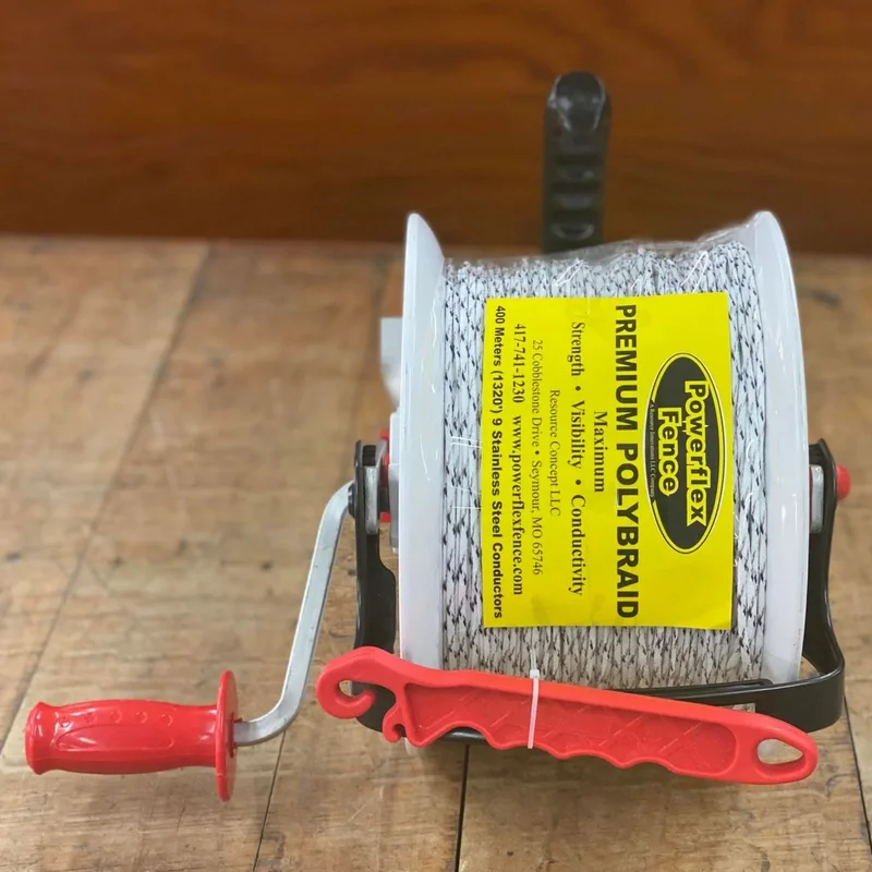 Pre-wound Taragate Geared Reel (TGR) with Premium STAINLESS Polybraid (PBS4)