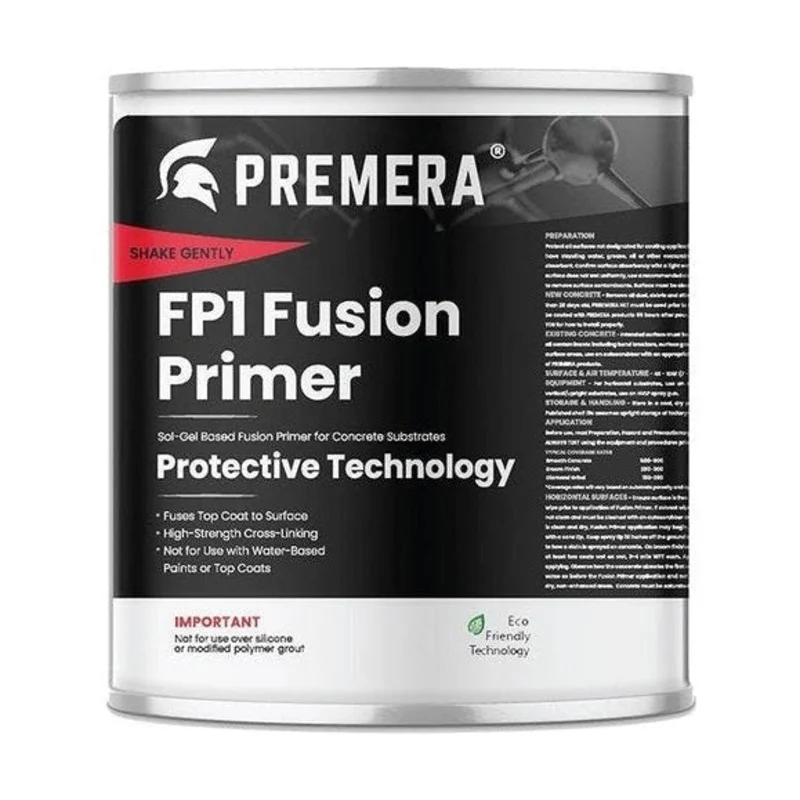 Premera FP1 Fusion Primer for Quick-Drying Transparent Sealing Primer for Solid & Impervious Surfaces like Concrete, Metals & Hard Plastics