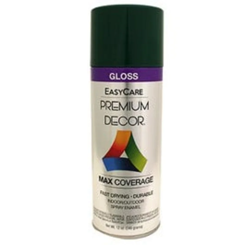 Premium Decor Spray Paint, Hunter Green Gloss, 12-oz.