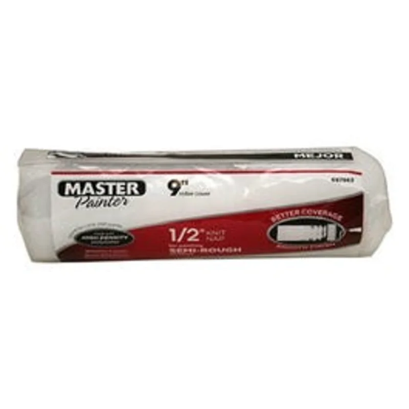 Premium Paint Roller Cover, 9-In., 1/2-In.-Nap
