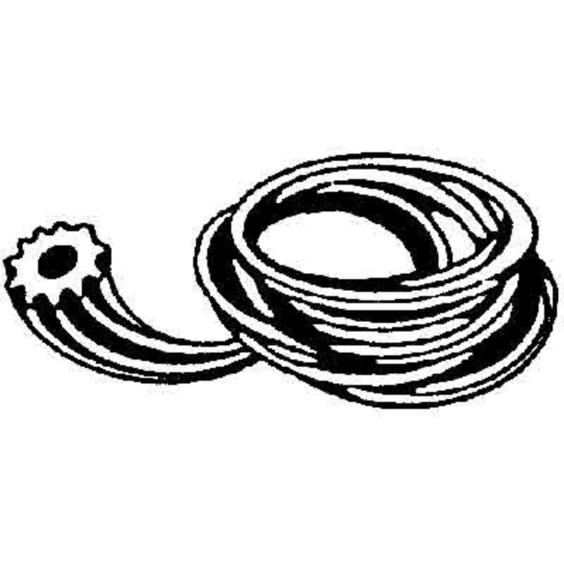 Prime-Line Screen Retainer Vinyl Spline .12" Round Black 25' per roll Black