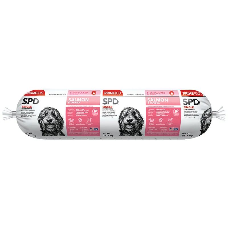 Prime100 SPD Fresh Roll Salmon & Tapioca Fresh Dog Food