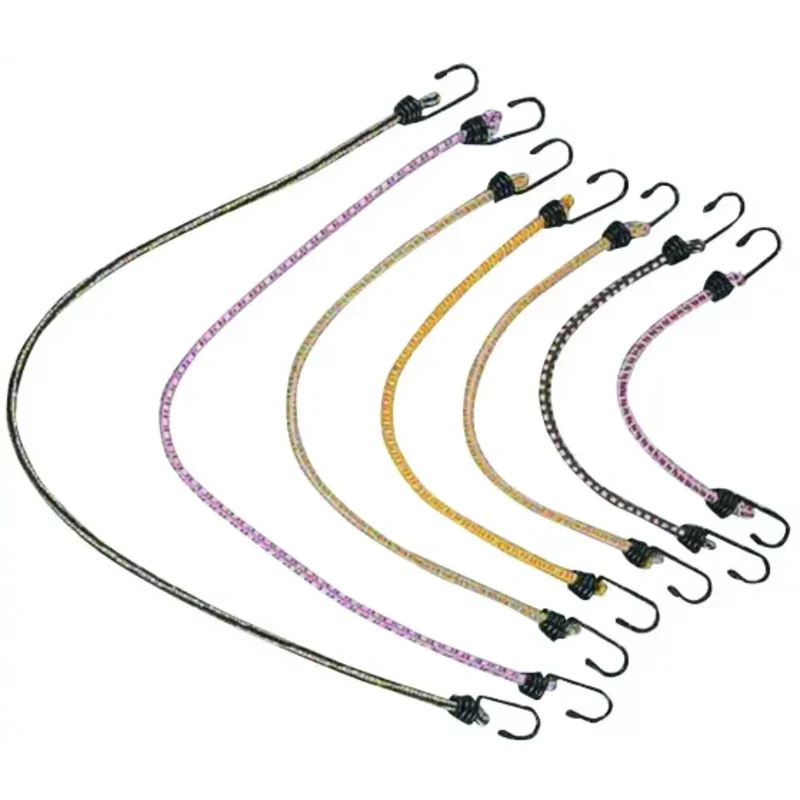 ProSource FH64019 Braided Stretch Cord Vinyl Coated Steel Ends Blue