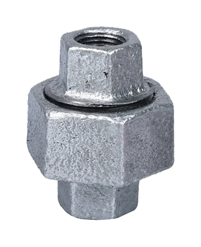 Prosource PPG342-6 Pipe Union 1/8 in Threaded Malleable Iron 40 Schedule 300 psi Pressure