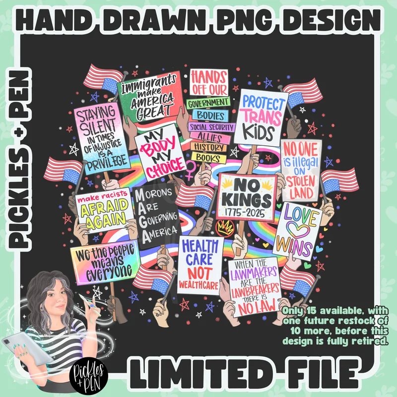 Protest Power PNGs [LIMITED]
