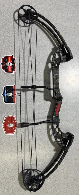 PSE STINGER X - RH/BLACKSKULL/50 - 0722 - USED BOW