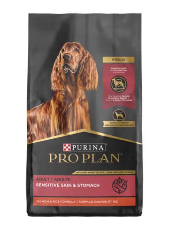 Purina Pro Plan Adult Sensitive Skin & Stomach Salmon & Rice Formula For Dogs