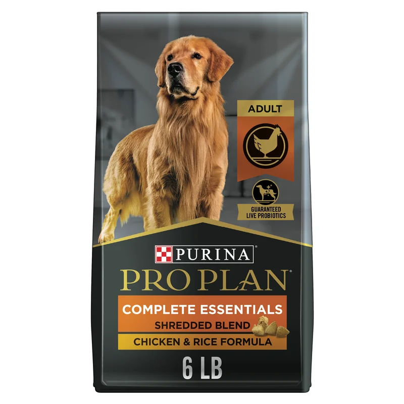 Purina Pro Plan High Protein with Probiotics Shredded Blend Chicken and Rice Formula Adult Dry Dog Food