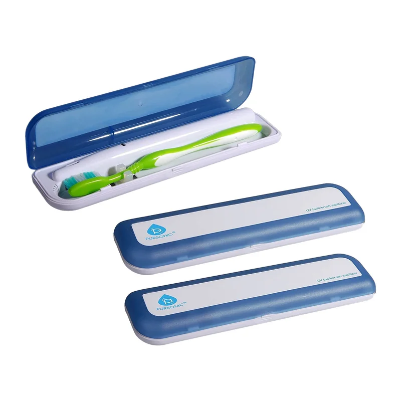Pursonic 3-Pack Portable UV Toothbrush Sanitizer Bundle Compact Protection for a Cleaner Smile