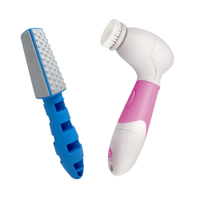 Pursonic Advanced Facial and Body Cleansing Brush + 3 In 1 Callus Remover Bundle