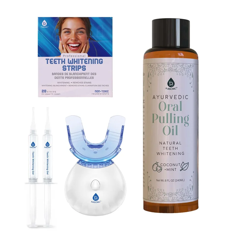 Pursonic Advanced Teeth Whitening & Ayurvedic Oral Care Bundle